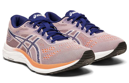 ASICS WOMENS GEL-EXCITE 6 - VIOLET BLUSH DIVE BLUE - Image 2