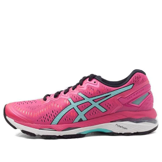ASICS WOMENS GEL-KAYANO 23 - SPORT PINK ARUBA BLUE FLASH CHARCOAL - Image 4