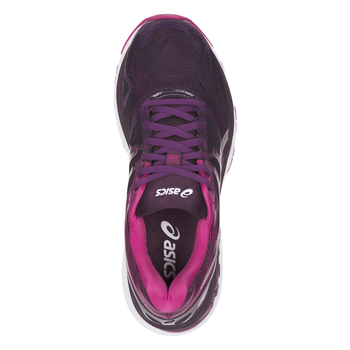 ASICS WOMENS GEL-NIMBUS 19 - BLACK COSMO PINK WINTER BLOOM - Image 4