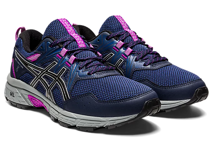 ASICS WOMENS GEL-VENTURE 8 - MIDNIGHT PURPLE SILVER - Image 4