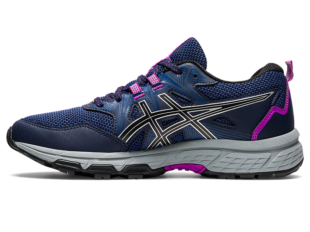 ASICS WOMENS GEL-VENTURE 8 - MIDNIGHT PURPLE SILVER - Image 3