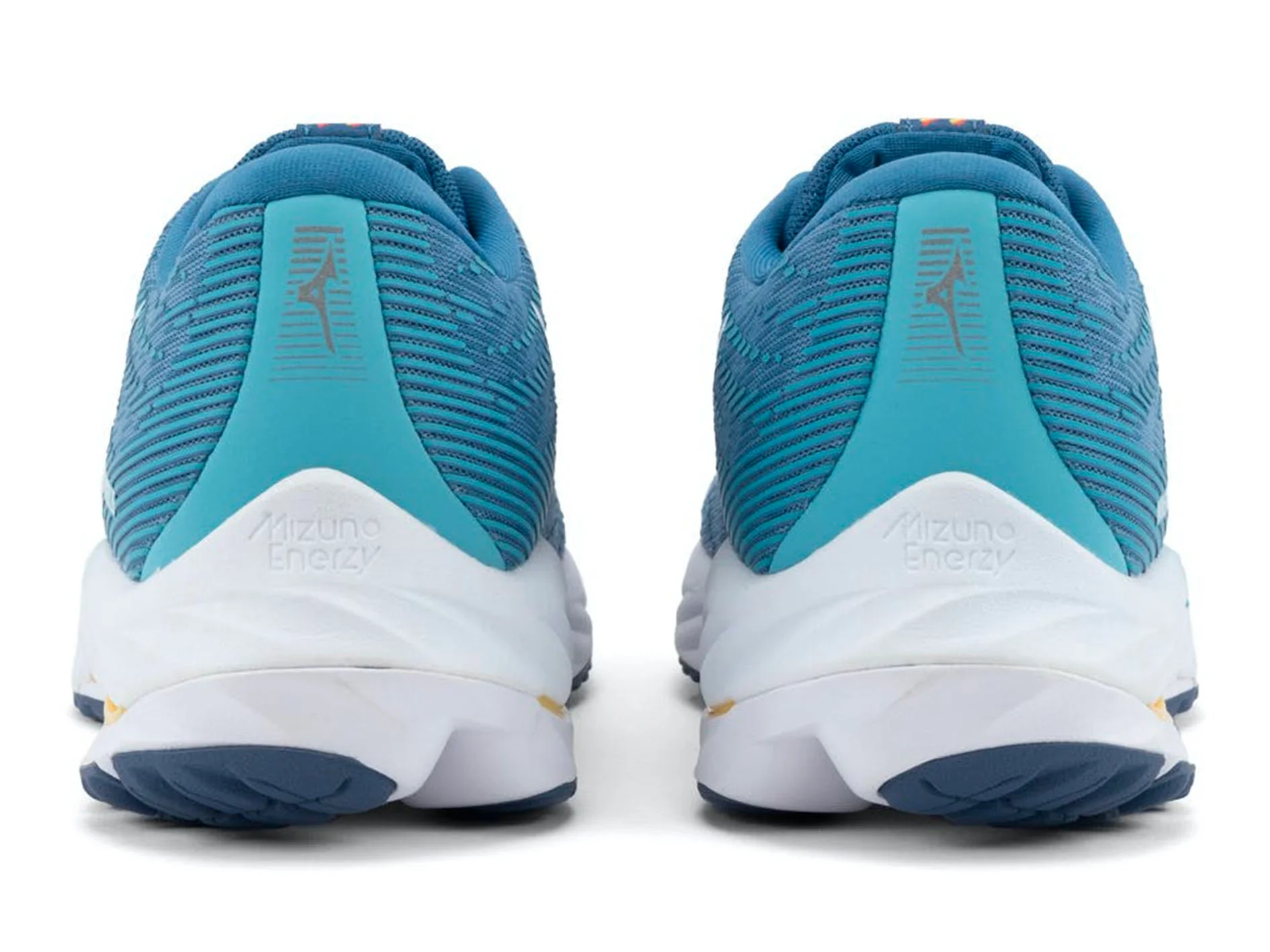 MIZUNO WOMENS WAVE RIDER 26 - MOUNTAIN SPRING WHITE FLAX - Image 7