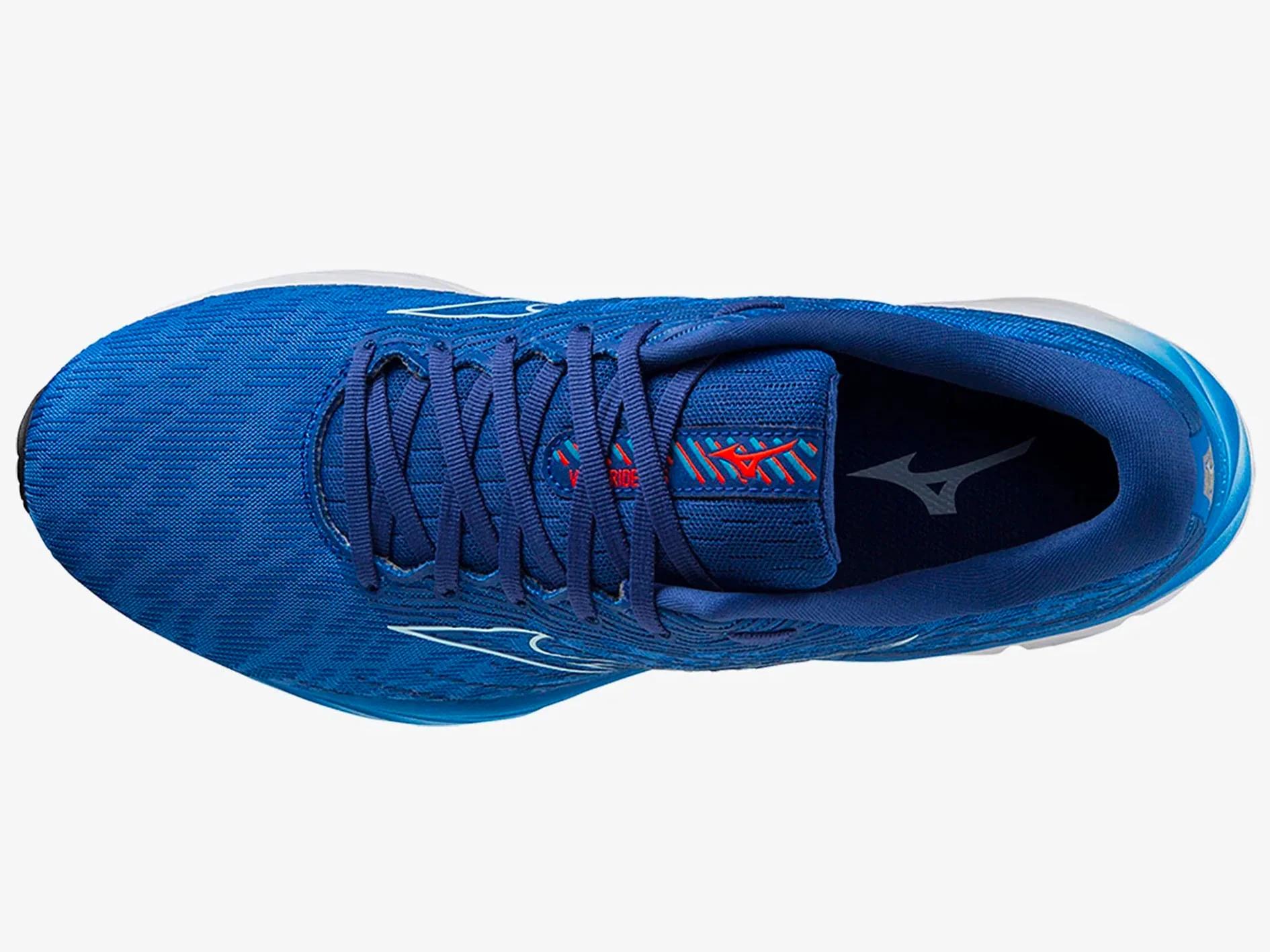 MIZUNO MENS WAVE RIDER 26 - SONIC ICEWATER CHERRY TOMATO - Image 4
