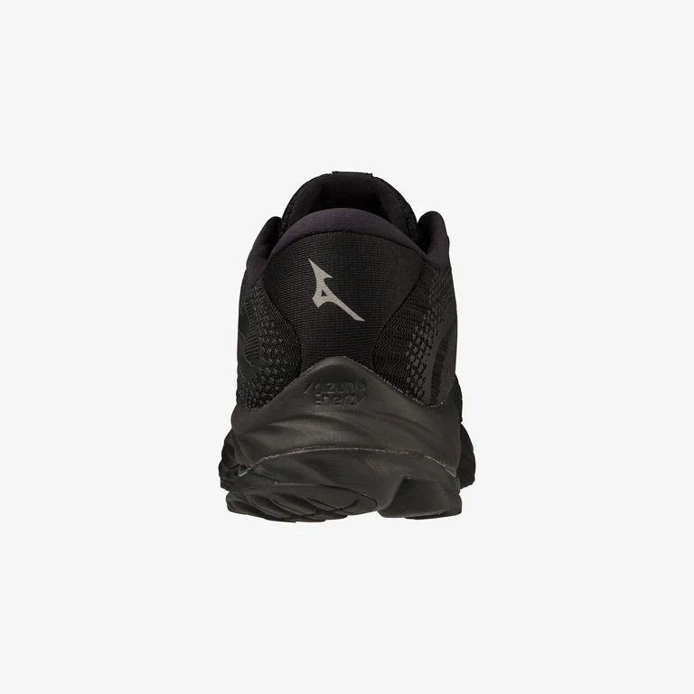 MIZUNO WOMENS WAVE RIDER 27 - BLACK BLACK (23) - Image 2