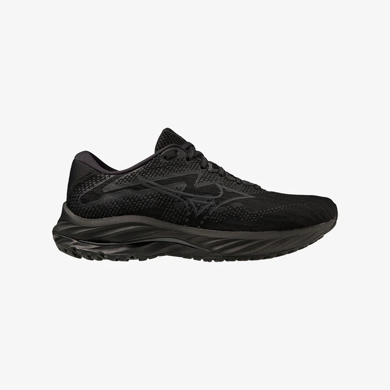 MIZUNO WOMENS WAVE RIDER 27 - BLACK BLACK (23) - Image 3