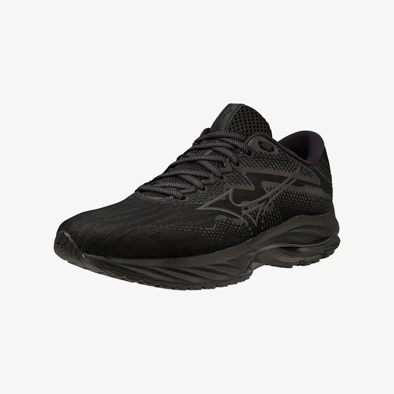 MIZUNO WOMENS WAVE RIDER 27 - BLACK BLACK (23) - Image 4