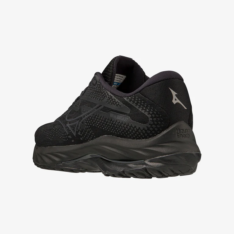 MIZUNO WOMENS WAVE RIDER 27 - BLACK BLACK (23) - Image 5