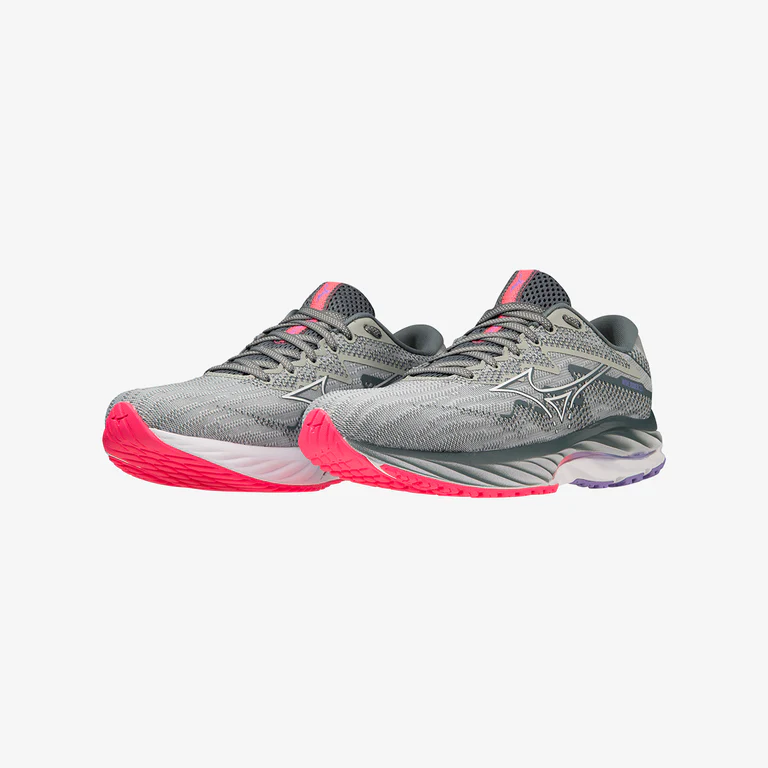 MIZUNO WOMENS WAVE RIDER 27 - PEARL PINK (21) - Image 5