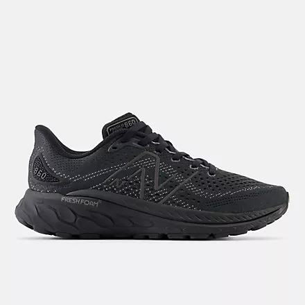 NEW BALANCE WOMENS FRESH FOAM X 880V13 - BLACKTOP WITH BLACK METALLIC AND BLACK