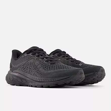 NEW BALANCE WOMENS FRESH FOAM X 880V13 - BLACKTOP WITH BLACK METALLIC AND BLACK - Image 4