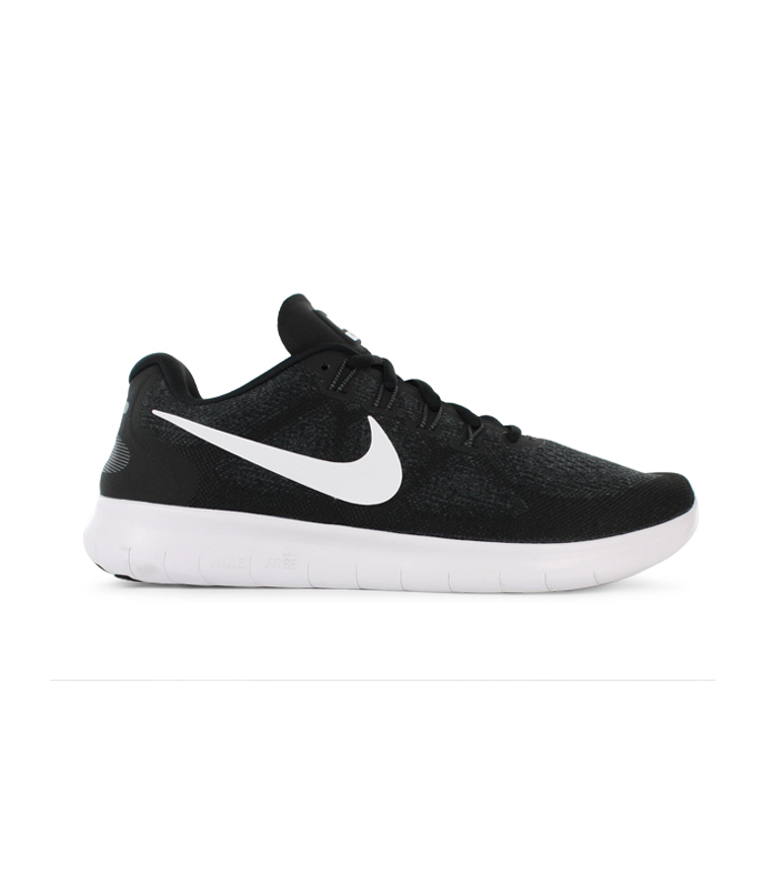 NIKE WOMENS WMNS NIKE FREE RN 2017 - BLACK WHITE DARK GREY