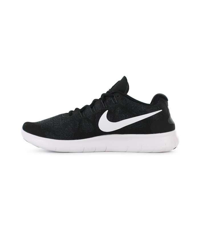 NIKE WOMENS WMNS NIKE FREE RN 2017 - BLACK WHITE DARK GREY - Image 3