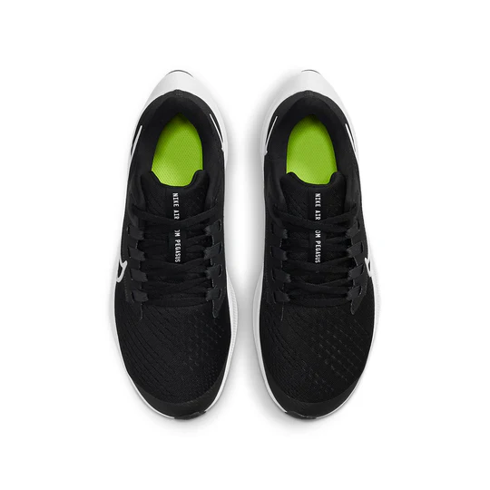 NIKE KIDS NIKE AIR ZOOM PEGASUS 38 (GS) - BLACK WHITE ANTHRACITE VOLT - Image 11