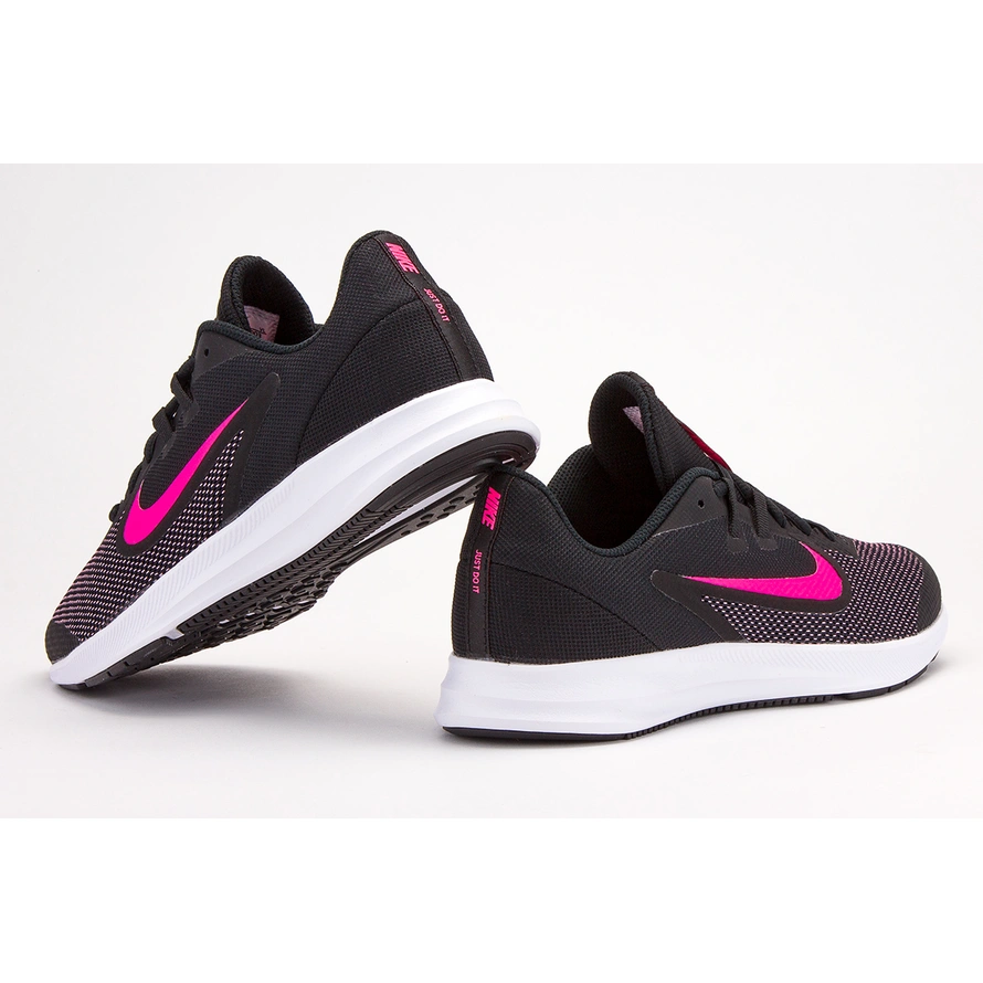 NIKE KIDS NIKE DOWNSHIFTER 9 (GS) - BLACK HYPER PINK WHITE - Image 7