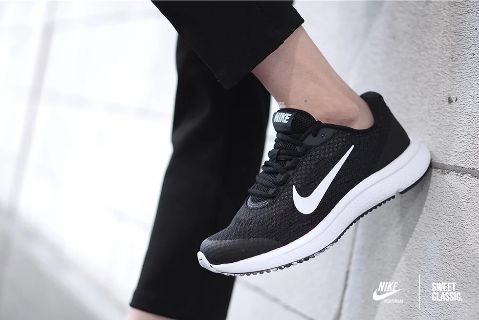 NIKE MENS NIKE RUNALLDAY - BLACK WHITE ANTHRACITE - Image 10