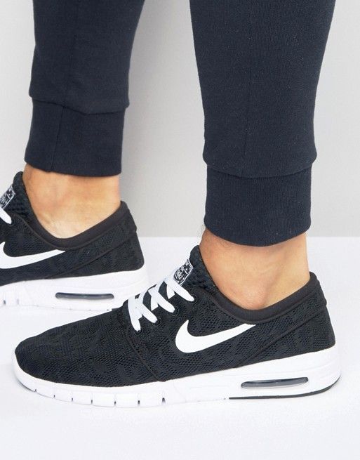NIKE MENS STEFAN JANOSKI MAX - BLACK WHITE - Image 12