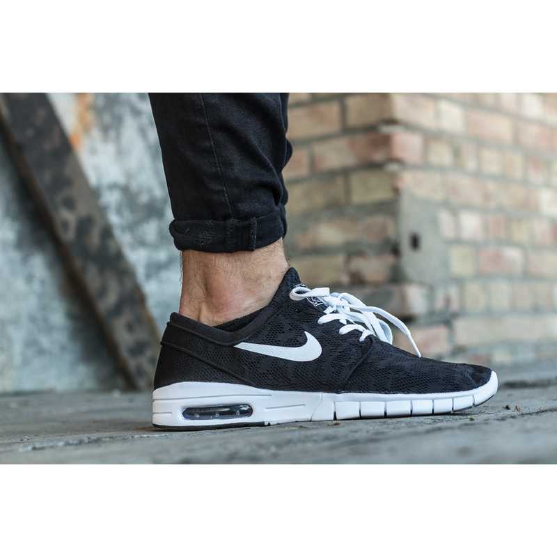 NIKE MENS STEFAN JANOSKI MAX - BLACK WHITE - Image 8