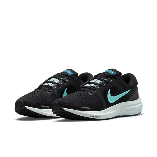 NIKE WOMENS WMNS NIKE AIR ZOOM VOMERO 16 - BLACK AURORA GREEN GHOST AQUA - Image 4