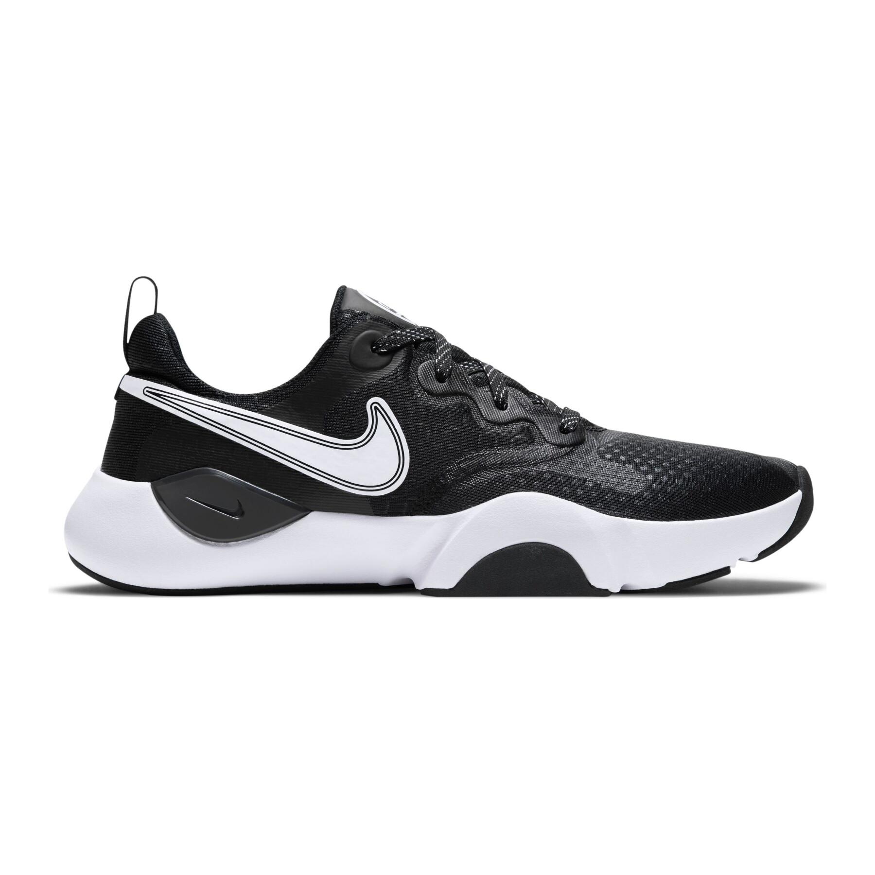 NIKE WOMENS WMNS NIKE SPEEDREP - BLACK WHITE DK SMOKE GREY