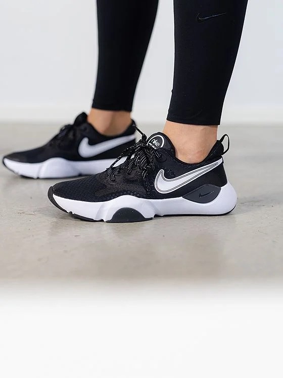 NIKE WOMENS WMNS NIKE SPEEDREP - BLACK WHITE DK SMOKE GREY - Image 9