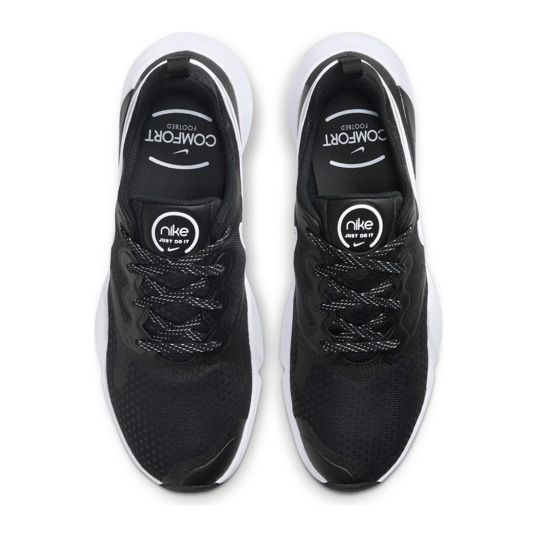 NIKE WOMENS WMNS NIKE SPEEDREP - BLACK WHITE DK SMOKE GREY - Image 2