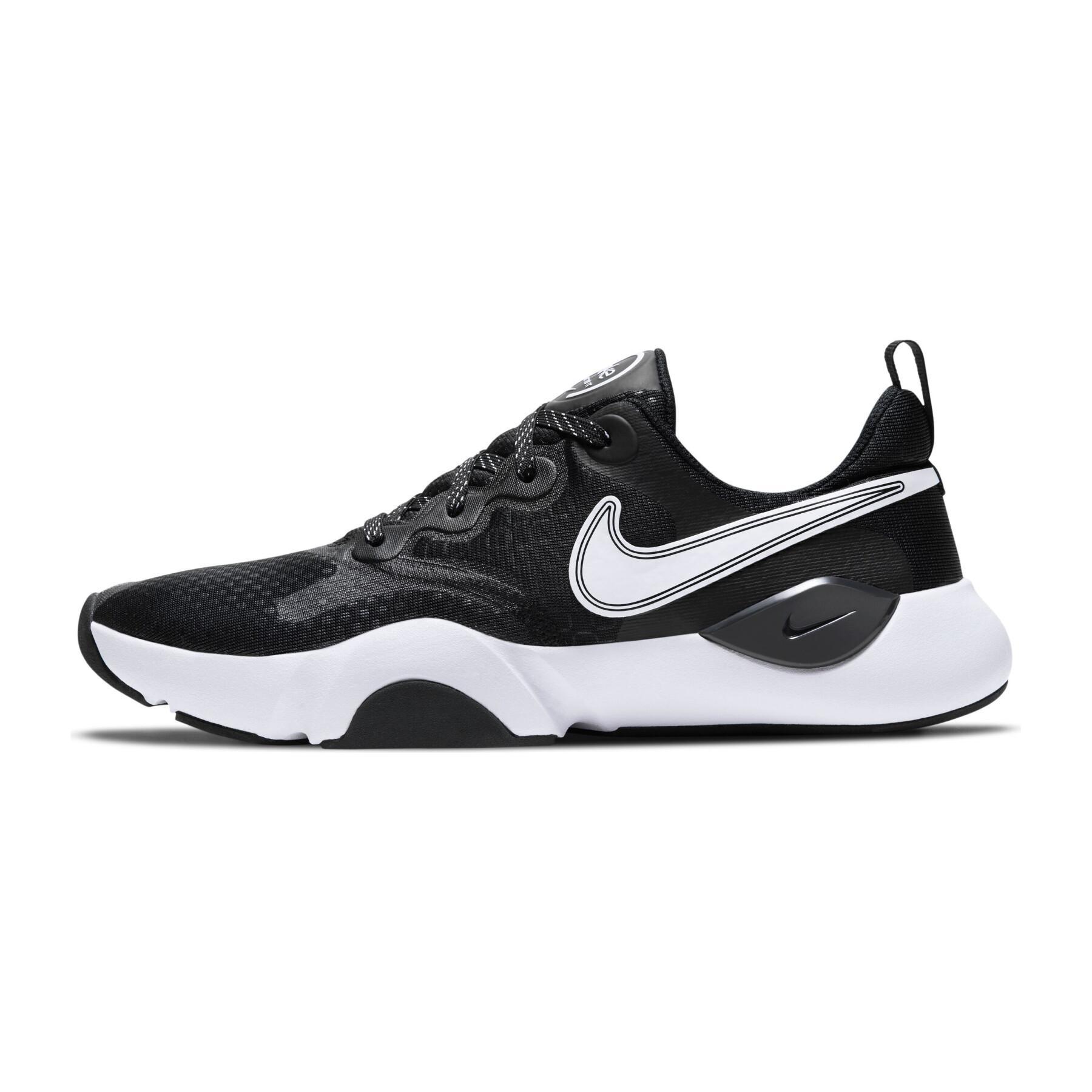 NIKE WOMENS WMNS NIKE SPEEDREP - BLACK WHITE DK SMOKE GREY - Image 5