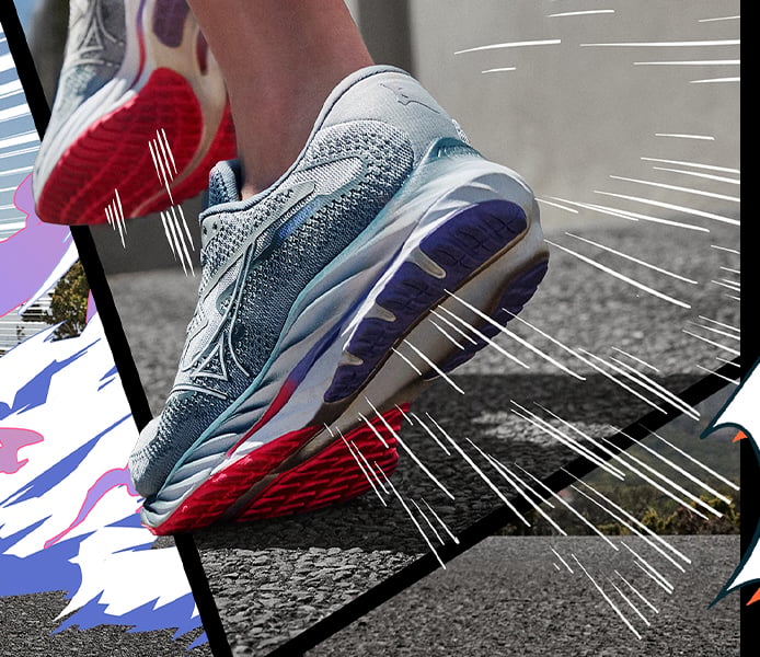 MIZUNO WOMENS WAVE RIDER 27 - PEARL PINK (21) - Image 10
