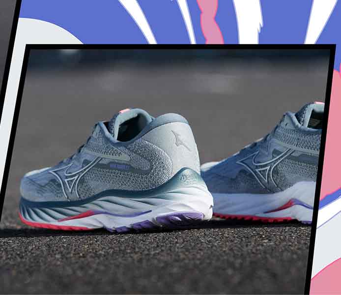 MIZUNO WOMENS WAVE RIDER 27 - PEARL PINK (21) - Image 11