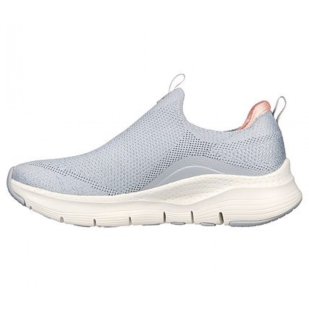 SKECHERS WOMENS ARCH FIT-NEW BEAUTY - LIGHT GRAY PINK - Image 8