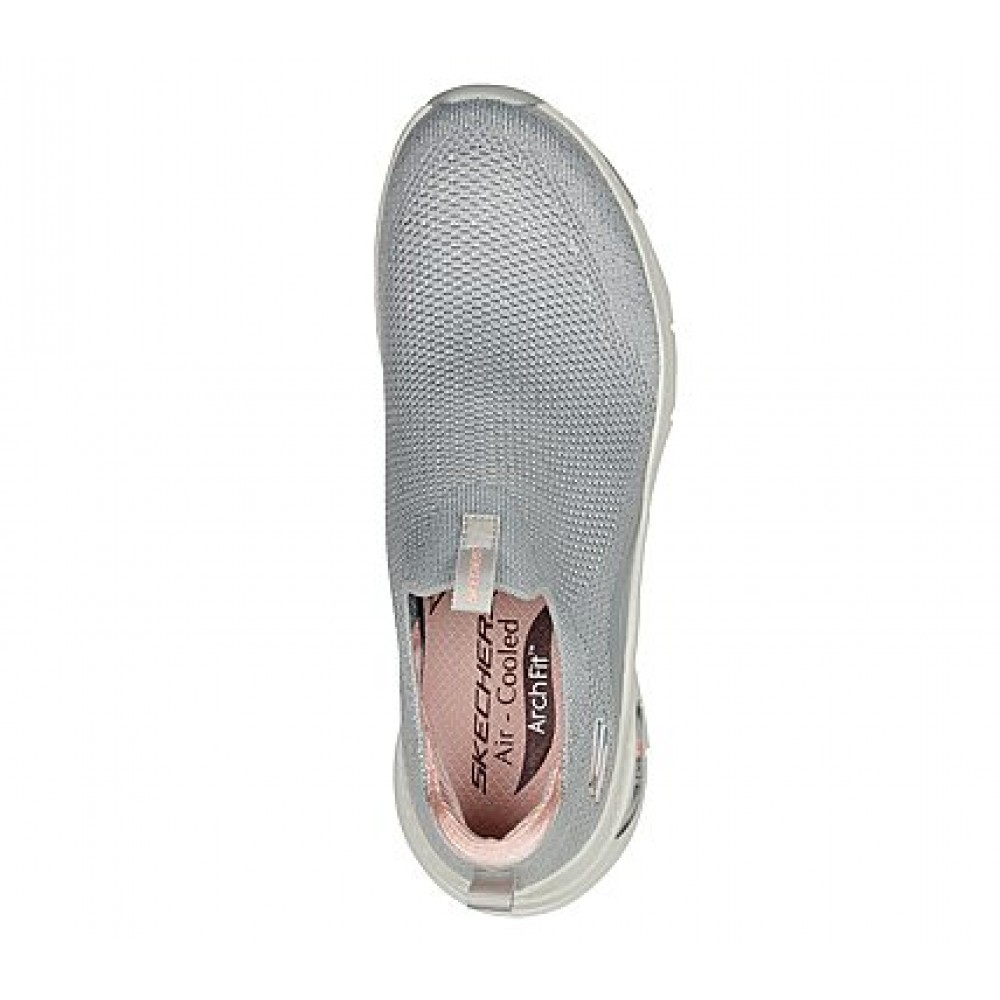 SKECHERS WOMENS ARCH FIT-NEW BEAUTY - LIGHT GRAY PINK - Image 3