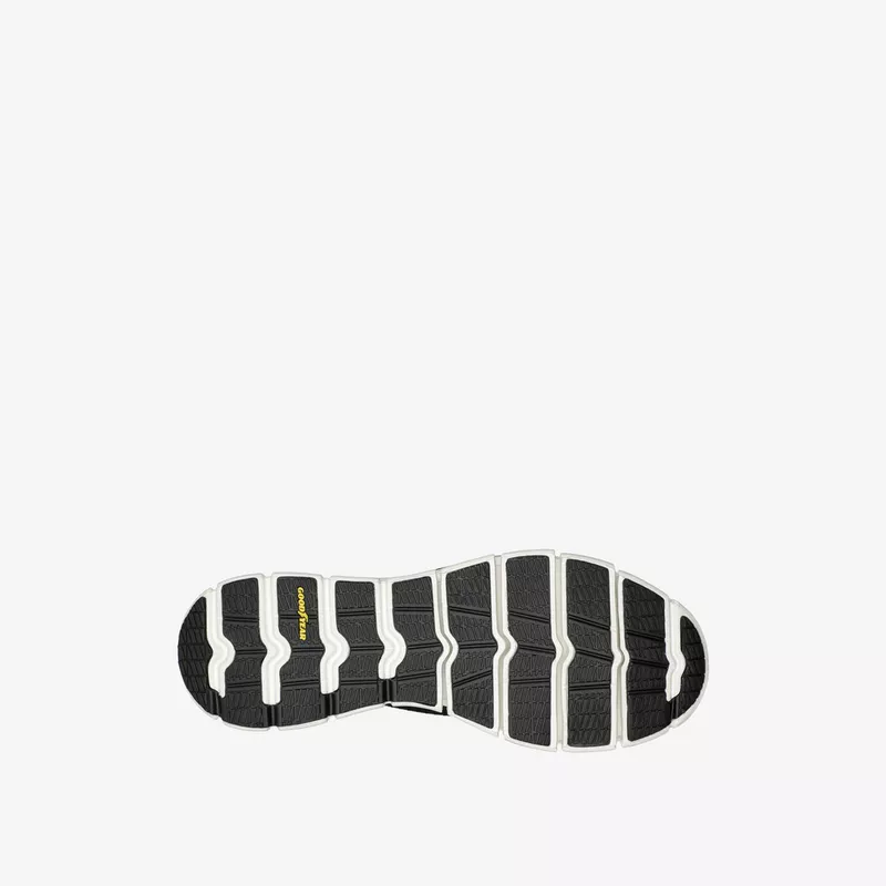 SKECHERS MENS GLIDE-STEP FLEX-STRATON - BLACK WHITE - Image 5