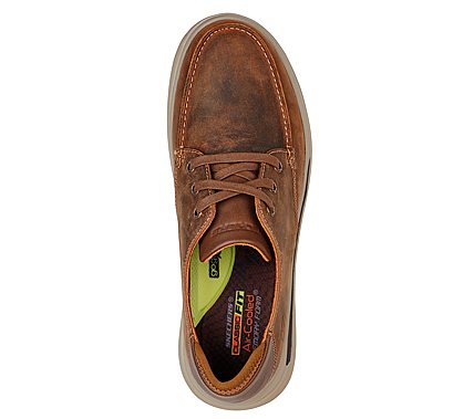 SKECHERS MENS PROVEN VALGARO - DARK BROWN - Image 4