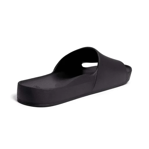ARCHIES WOMEN'S ARCH SUPPORT SLIDES - BLACK - Image 11