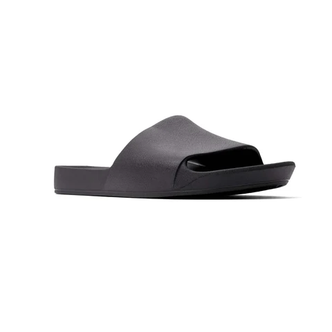 ARCHIES WOMEN'S ARCH SUPPORT SLIDES - BLACK - Image 2
