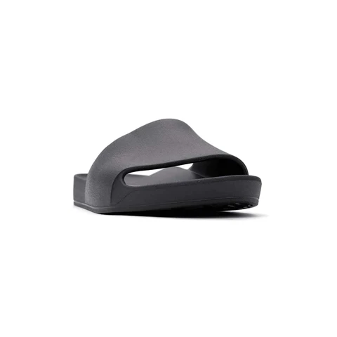 ARCHIES WOMEN'S ARCH SUPPORT SLIDES - BLACK - Image 3
