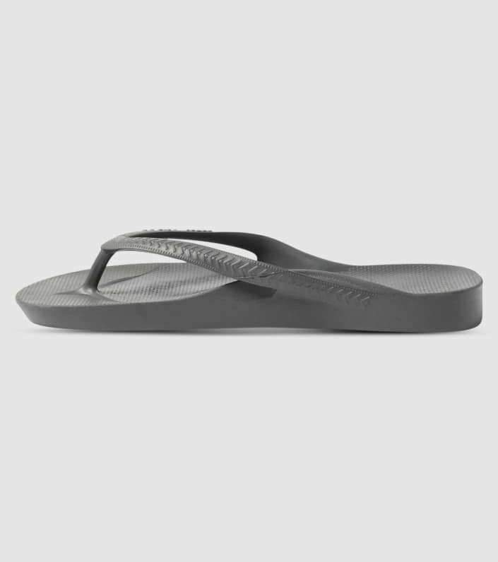ARCHIES ARCH SUPPORT THONGS - CHARCOAL - Image 2