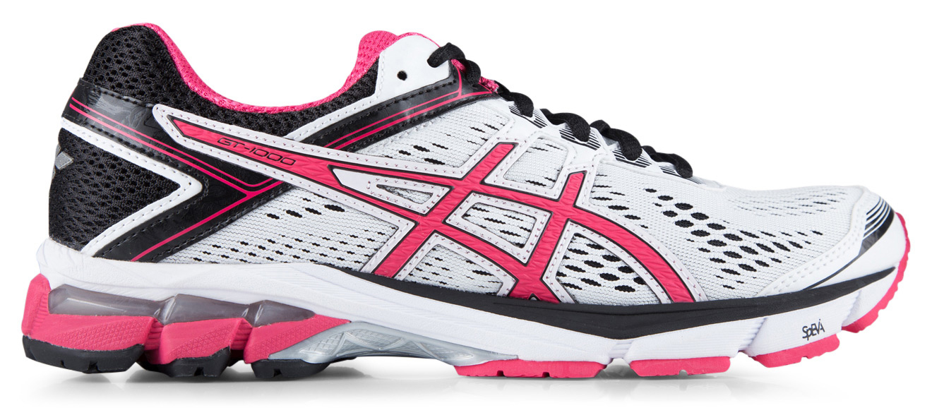 ASICS WOMENS GT-1000 4 - GREY PINK BLACK
