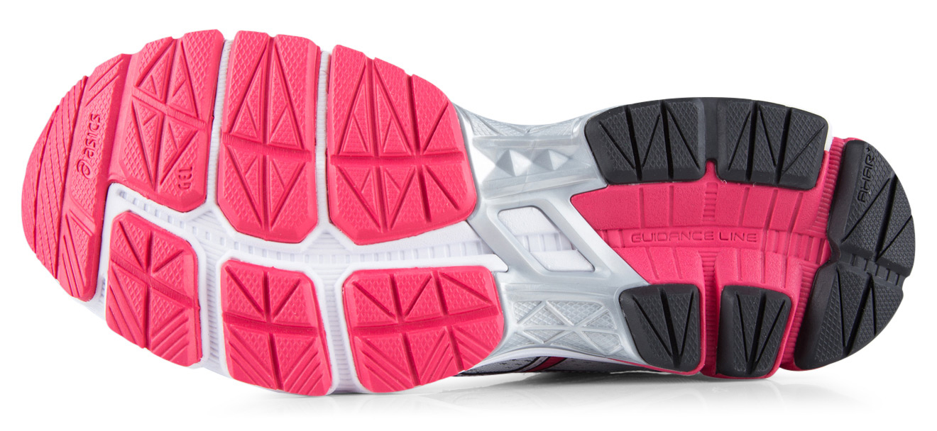 ASICS WOMENS GT-1000 4 - GREY PINK BLACK - Image 2