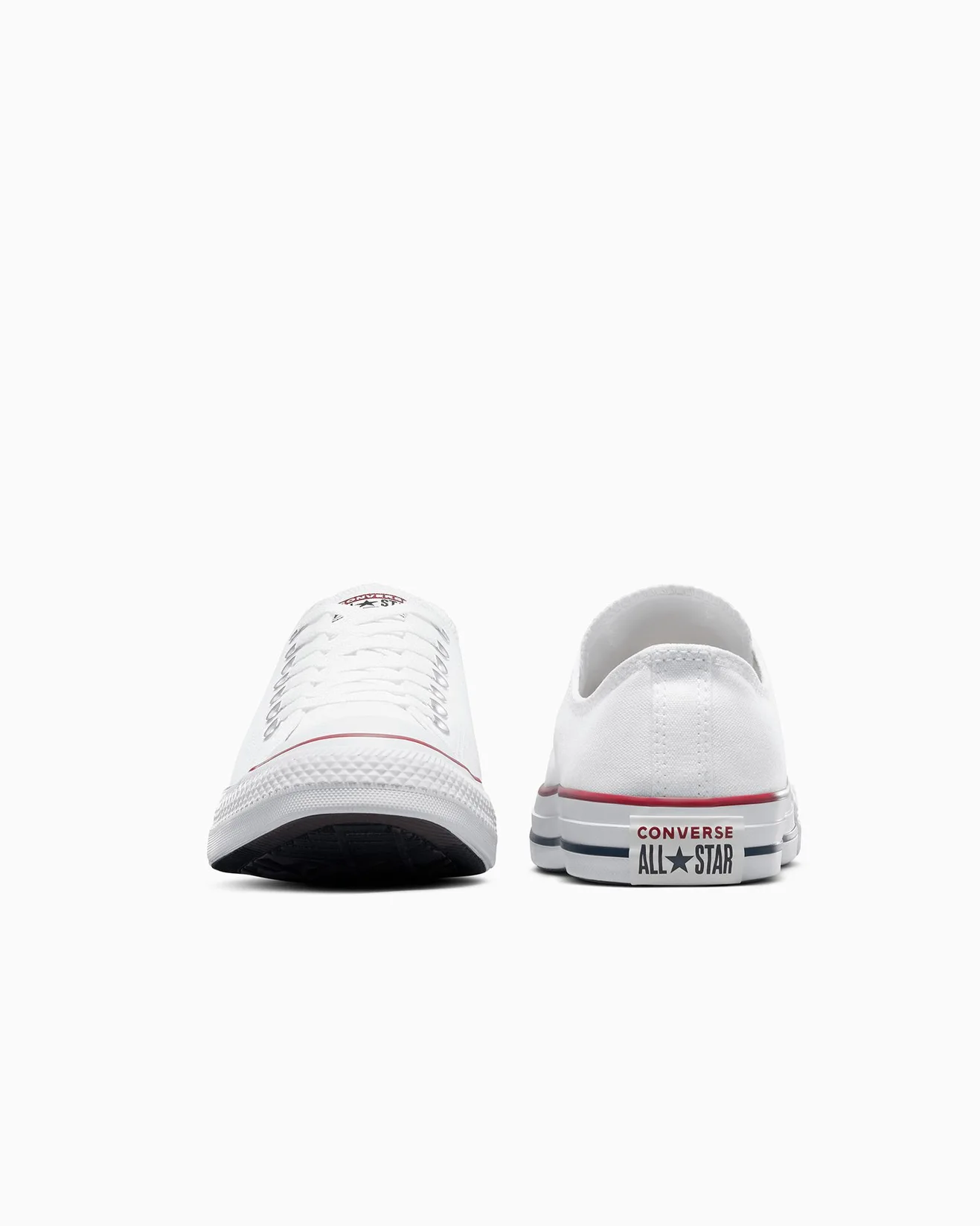 CONVERSE WOMENS CHUCK TAYLOR ALL STAR CLASSIC COLOUR LOW TOP - WHITE - Image 7