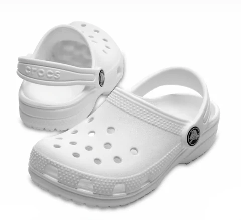 CROCS KIDS CLASSIC CLOG WHITE - Image 9