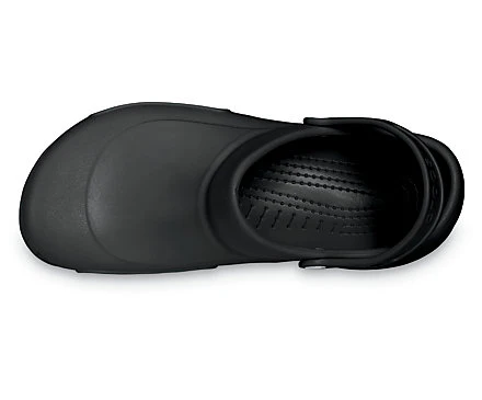 CROCS MENS BISTRO SLIP RESISTANT WORK CLOG BLACK - Image 3