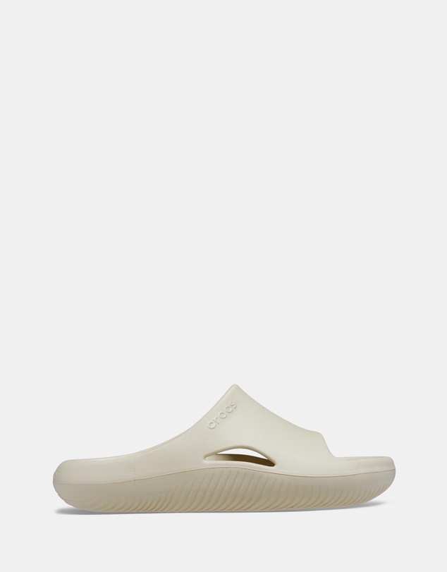 CROCS WOMENS MELLOW RECOVERY SLIDE BONE
