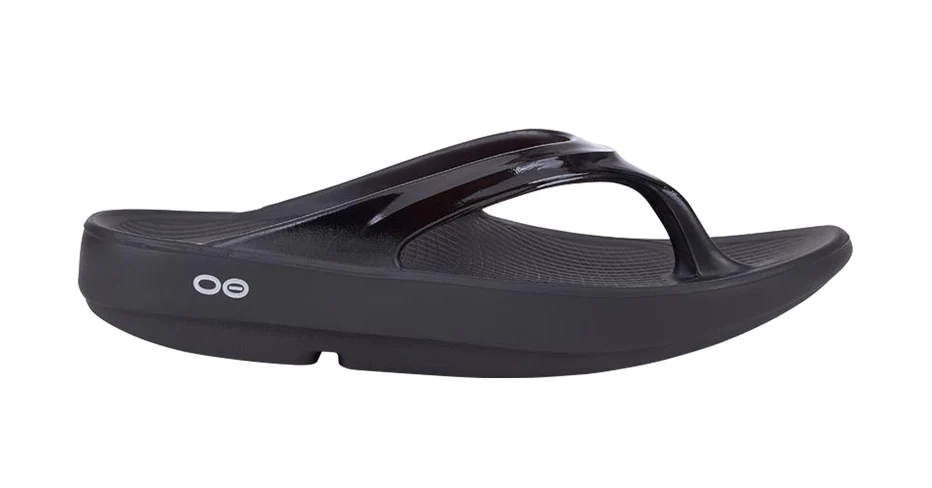 OOFOS WOMEN'S OOLALA THONG - BLACK