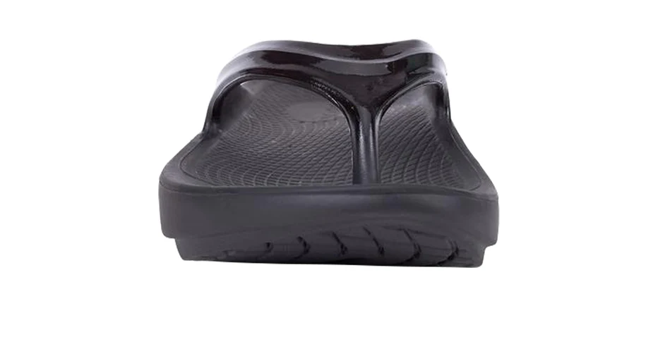 OOFOS WOMEN'S OOLALA THONG - BLACK - Image 10