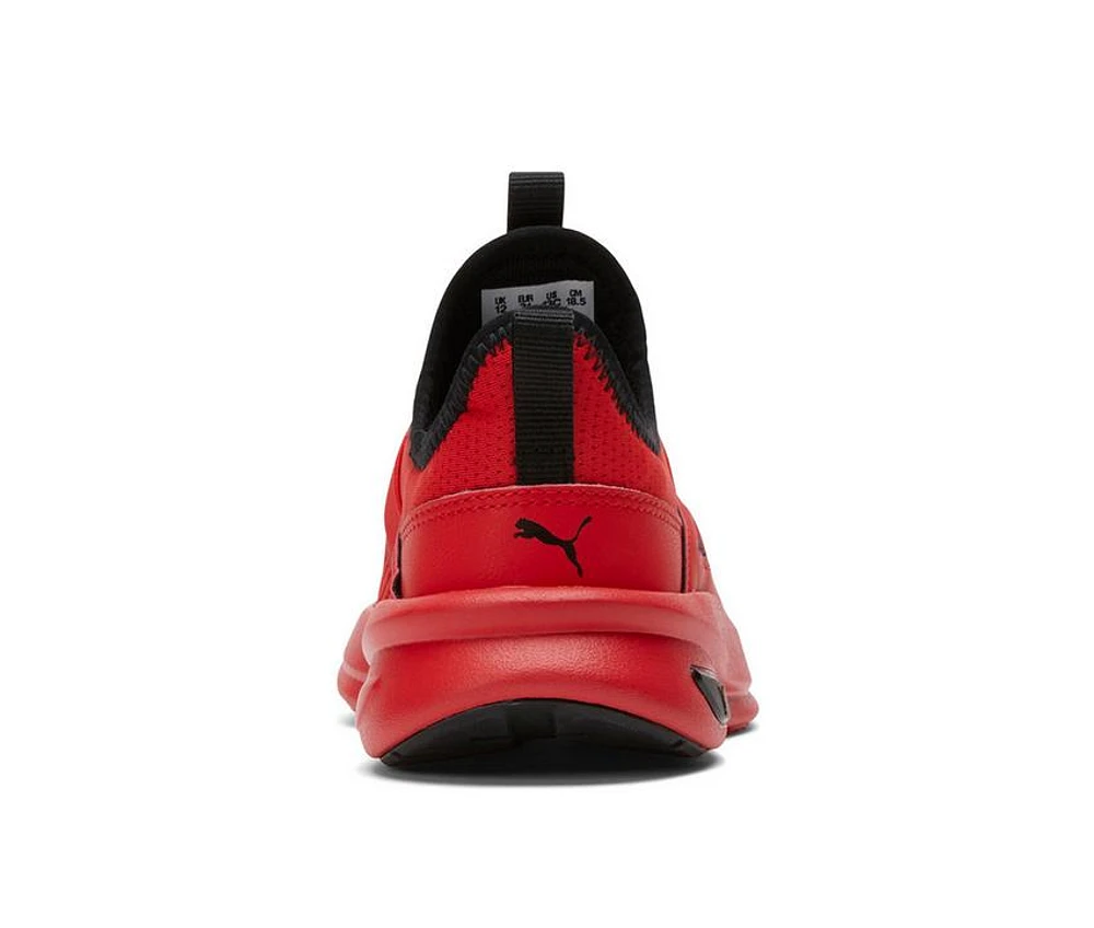 PUMA KIDS SOFTRIDE ENZO EVO SLIP-ON SHOES - RED - Image 3