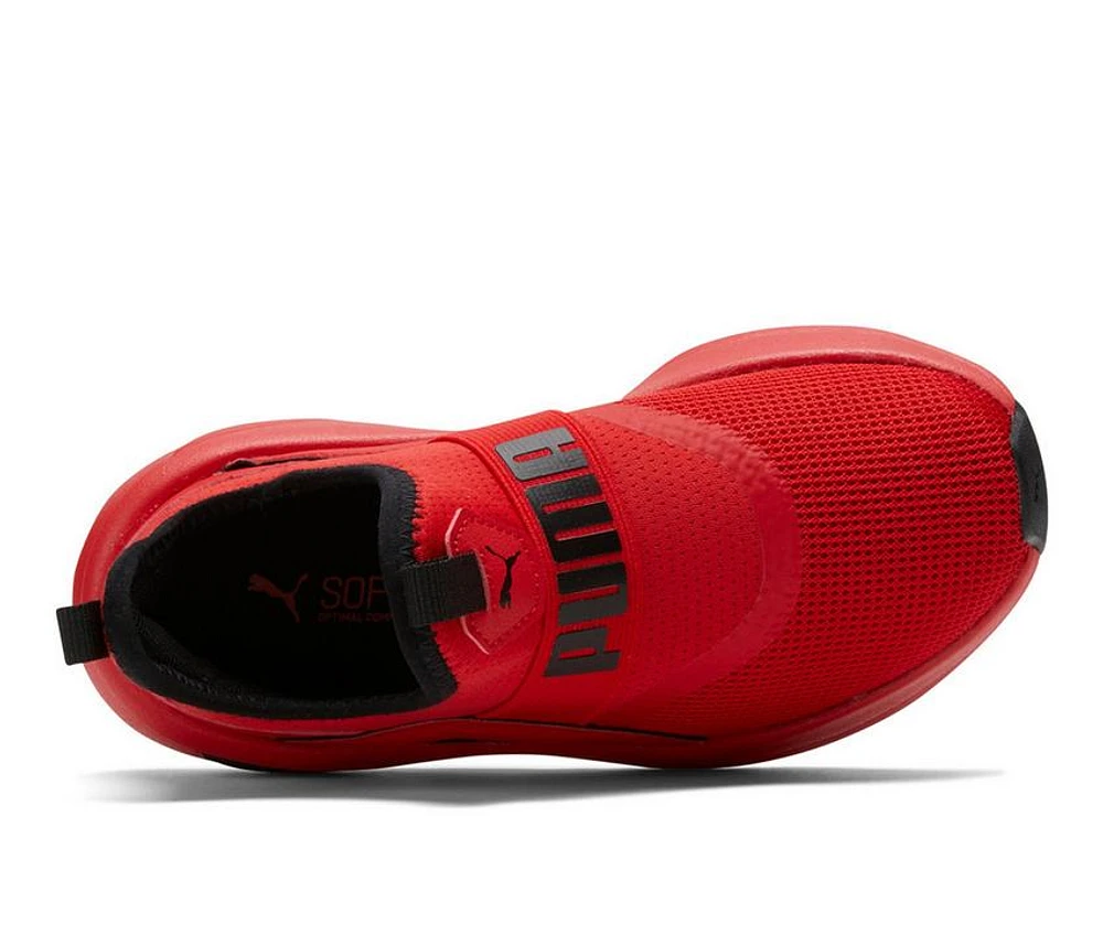 PUMA KIDS SOFTRIDE ENZO EVO SLIP-ON SHOES - RED - Image 4