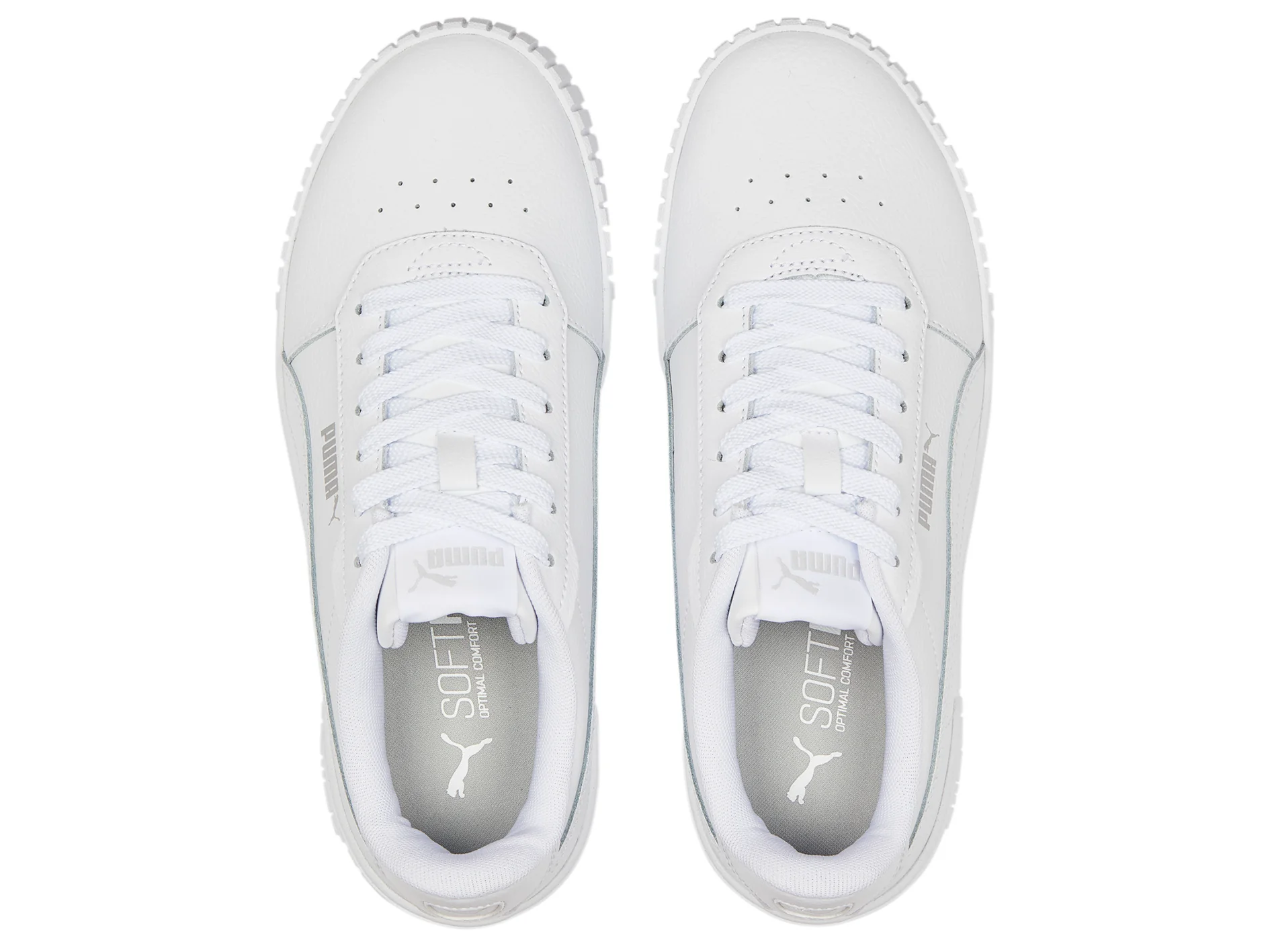 PUMA WOMENS CARINA 2.0 - WHITE SILVER - Image 7