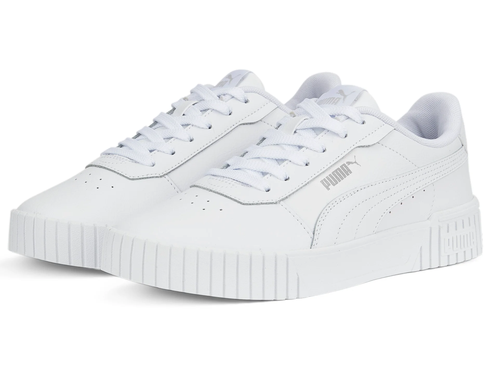 PUMA WOMENS CARINA 2.0 - WHITE SILVER - Image 2