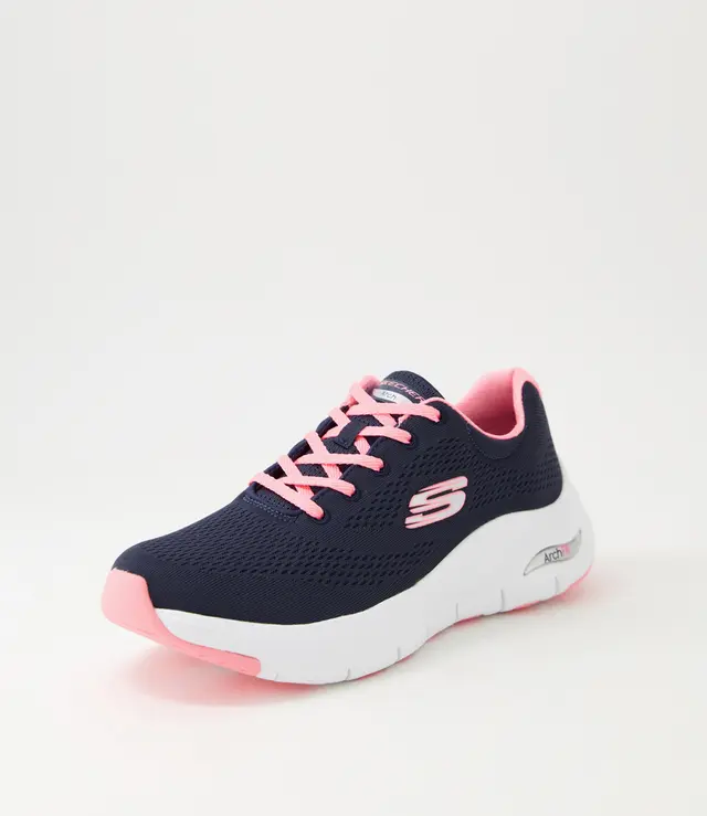 SKECHERS WOMENS ARCH FIT BIG APPEAL - NAVY CORAL - Image 2