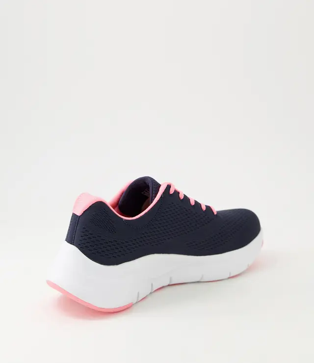 SKECHERS WOMENS ARCH FIT BIG APPEAL - NAVY CORAL - Image 3